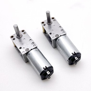 20 szt. 6 V/12 V Mini silnik DC z przekładnią ślimakową 0,3 W wał 4 mm