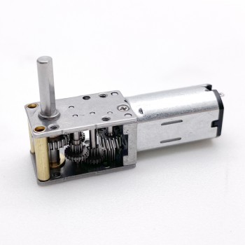 20 szt. 6 V/12 V Mini silnik DC z przekładnią ślimakową 0,3 W wał 4 mm