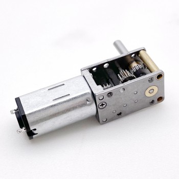 20 szt. 6 V/12 V Mini silnik DC z przekładnią ślimakową 0,3 W wał 4 mm