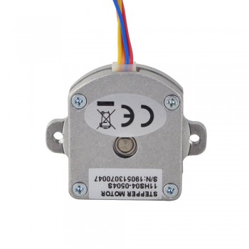 Płaski silnik krokowy Nema 11 11HS04-0504S 1,8 stopnia 1Ncm 0,5A 28x28x9,5mm 4 przewody