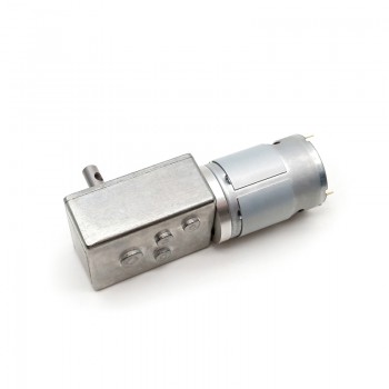 20 szt. 6V/12V Silnik z przekładnią ślimakową DC z magnesami trwałymi, 1,25 W, wał 6 mm, przełożenie 70~2700