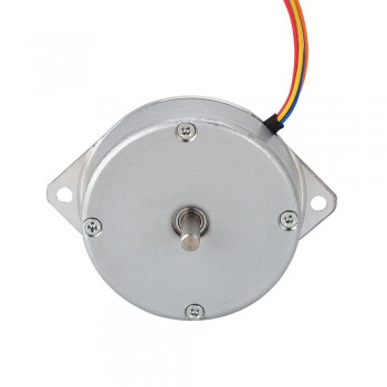 Płaski silnik krokowy okrągły Nema 18 18HR06-1004S 1,8 stopnia 9 Ncm 1A Φ46x16mm 4 przewody