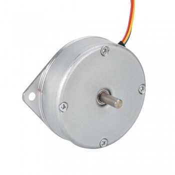 Płaski silnik krokowy okrągły Nema 18 18HR06-1004S 1,8 stopnia 9 Ncm 1A Φ46x16mm 4 przewody