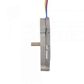 Płaski silnik krokowy okrągły Nema 24 24HR04-1004S 1,8 stopnia 6 Ncm 1A Φ60x9,6mm 4 przewody