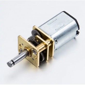 20 szt. Motoreduktor szczotkowy DC z magnesami trwałymi GM12-N20VA, 2,4V/5V, z przekładnią walcową o przełożeniu 10–1000:1