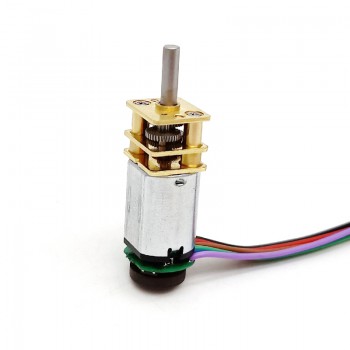 20 szt. Motoreduktor szczotkowy DC z magnesami trwałymi GM12-N20VA, 2,4V/5V, z przekładnią walcową o przełożeniu 10–1000:1