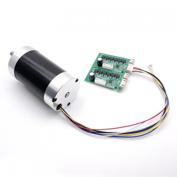 10 szt. Silnik BLDC 12V/24V TEC56100 400g.cm 3050 obr./min 12,5W Wał 8mm