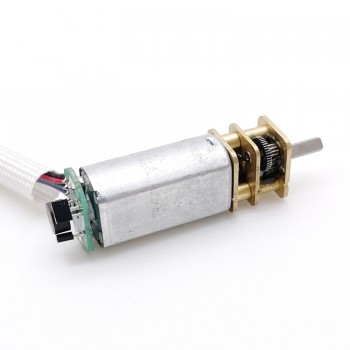 20 szt. Motoreduktor szczotkowy DC z magnesami trwałymi GM14-050SH 6V/12V, z przekładnią walcową o przełożeniu 3–350:1