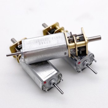 20 szt. Motoreduktor szczotkowy DC z magnesami trwałymi GM14-050SH 6V/12V, z przekładnią walcową o przełożeniu 3–350:1