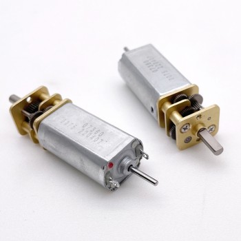 20 szt. Motoreduktor szczotkowy DC z magnesami trwałymi GM14-050SH 6V/12V, z przekładnią walcową o przełożeniu 3–350:1