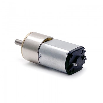 20 szt. Motoreduktor szczotkowy DC z magnesami trwałymi GM16-030PA Φ15,5mm 6V/12V, z przekładnią walcową o przełożeniu 18–336:1