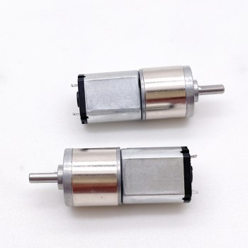 20 szt. Motoreduktor szczotkowy DC z magnesami trwałymi GM16-030PA Φ15,5mm 6V/12V, z przekładnią walcową o przełożeniu 18–336:1