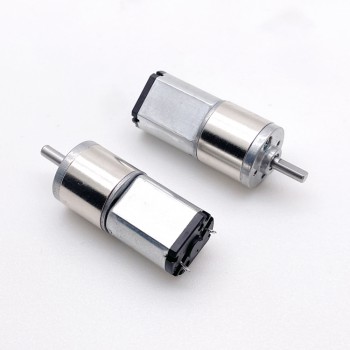 20 szt. Motoreduktor szczotkowy DC z magnesami trwałymi GM16-030PA Φ15,5mm 6V/12V, z przekładnią walcową o przełożeniu 18–336:1