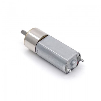 20 szt. Motoreduktor szczotkowy DC z magnesami trwałymi GM16-050SH Φ15,5mm 6V/12V z przekładnią walcową o przełożeniu 18–336:1
