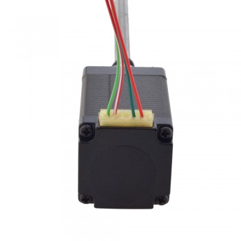 Silnik krokowy liniowy NEMA 11 z zewnętrzną śrubą kulową 11E18S1004BAM5-150RS skok na obrót 2mm skok 150mm