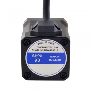 Silnik krokowy liniowy NEMA 17 z zewnętrzną śrubą kulową 17E19S2504BSM5-150RS skok na obrót 1mm skok 150mm