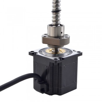 Silnik krokowy liniowy NEMA 23 z zewnętrzną śrubą kulową 23E22S3004BVL5-200RS skok na obrót 5mm skok 200mm