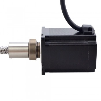 Silnik krokowy liniowy NEMA 23 z zewnętrzną śrubą kulową 23E30S4004B1L5-200RS skok na obrót 10mm skok 200mm