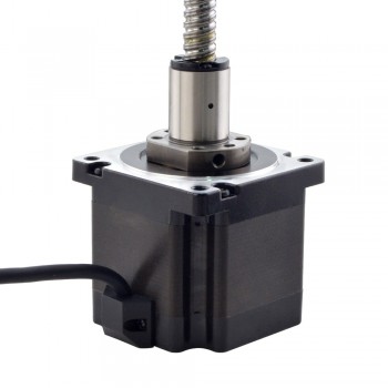 Silnik krokowy liniowy NEMA 34 z zewnętrzną śrubą kulową 34E30S5504B1N5-200RS skok na obrót 10mm skok 200mm