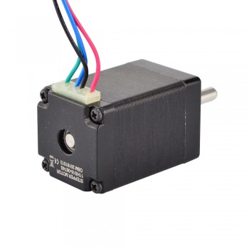 Silnik krokowy Nema 11 11HS18-0674S 4,6 V 1,8 stopnia 9,5 Ncm 4 przewody