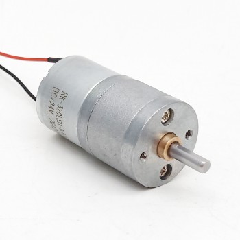 20 szt. Motoreduktor szczotkowy DC z magnesami trwałymi GM25-320SH Φ25mm 6V/12V z przekładnią walcową o przełożeniu 4–499:1