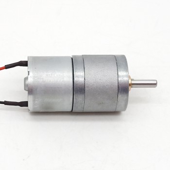 20 szt. Motoreduktor szczotkowy DC z magnesami trwałymi GM25-320SH Φ25mm 6V/12V z przekładnią walcową o przełożeniu 4–499:1