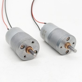 20 szt. Motoreduktor szczotkowy DC z magnesami trwałymi GM25-320SH Φ25mm 6V/12V z przekładnią walcową o przełożeniu 4–499:1