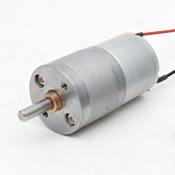 20 szt. Motoreduktor szczotkowy DC z magnesami trwałymi GM25-320SH Φ25mm 6V/12V z przekładnią walcową o przełożeniu 4–499:1