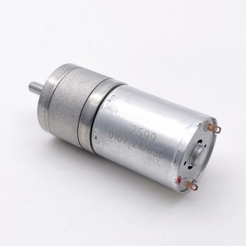 20 szt. Motoreduktor szczotkowy DC z magnesami trwałymi GM25-370CA Φ24,4mm 6V/12V z przekładnią walcową