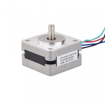 Silnik krokowy Nema 14 14HS08-0404S 10 V 1,8 stopnia 5 Ncm 4 przewody