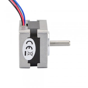 Silnik krokowy Nema 14 14HS10-0404S 12V 1,8 stopnia 14Ncm 4 przewody