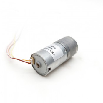 20 szt. Motoreduktor szczotkowy DC z magnesami trwałymi GM25-TEC2430 Φ25mm 12V/24V z przekładnią walcową o przełożeniu 4–499:1