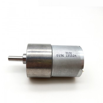 20 szt. Motoreduktor szczotkowy DC z magnesami trwałymi GM37-3530 12V/24V z przekładnią walcową o przełożeniu 6–810:1