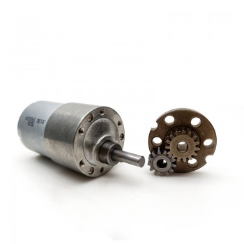 20 szt. Motoreduktor szczotkowy DC z magnesami trwałymi GM37-3530 12V/24V z przekładnią walcową o przełożeniu 6–810:1