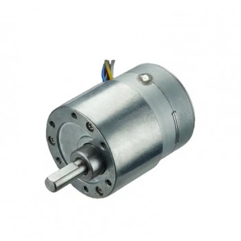 20 szt. Motoreduktor szczotkowy DC z magnesami trwałymi GM37-35BY 12V 7,5°z przekładnią walcową o przełożeniu 6–810:1