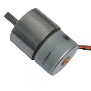 20 szt. Motoreduktor szczotkowy DC z magnesami trwałymi GM37-35BY 12V 7,5°z przekładnią walcową o przełożeniu 6–810:1