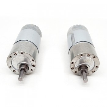 20 szt. Motoreduktor szczotkowy DC z magnesami trwałymi GM37-555 Φ37mm 12V/24V z przekładnią walcową o przełożeniu 6–810:1