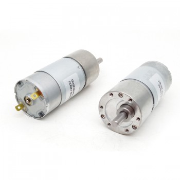 20 szt. Motoreduktor szczotkowy DC z magnesami trwałymi GM37-555 Φ37mm 12V/24V z przekładnią walcową o przełożeniu 6–810:1
