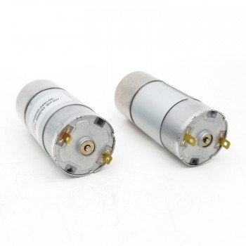 20 szt. Motoreduktor szczotkowy DC z magnesami trwałymi GM37-555 Φ37mm 12V/24V z przekładnią walcową o przełożeniu 6–810:1