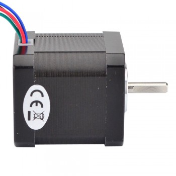 Silnik krokowy Nema 17 17HM19-1684S 2,8 V 0,9 stopnia 44 Ncm 4 przewody