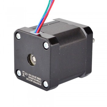 Silnik krokowy Nema 17 17HM19-2004S 0,9 stopnia 46 Ncm 2 A 2,8 V 4 przewody