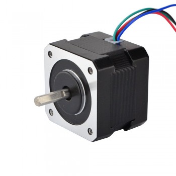 Silnik krokowy Nema 17 17HS13-0404S1 12V 1,8 stopnia 26Ncm 4 przewody