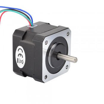 Silnik krokowy Nema 17 17HS13-0404S1 12V 1,8 stopnia 26Ncm 4 przewody