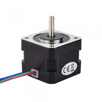 Silnik krokowy Nema 17 17HS13-0404S1 12V 1,8 stopnia 26Ncm 4 przewody