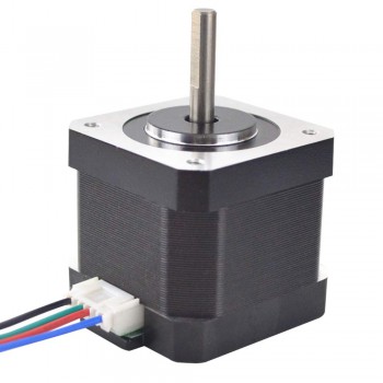Silnik krokowy Nema 17 17HS15-1504S-X1 45Ncm 12V 1,5A 4 przewody z kablem 1m i złączem
