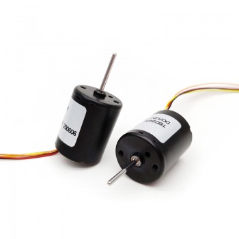 20 szt. Silnik bezszczotkowy BLDC 12V/24V Φ22,4 mm TEC2430 4500 obr./min 3W 0,05 kg/cm wał 2 mm