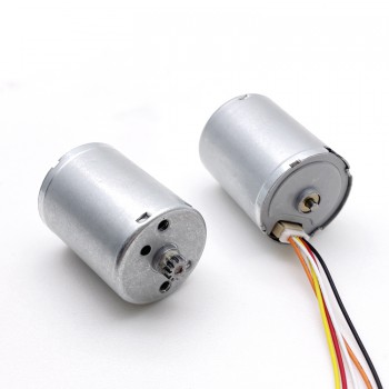 20 szt. Silnik bezszczotkowy BLDC 12V/24V Φ22,4 mm TEC2430 4500 obr./min 3W 0,05 kg/cm wał 2 mm