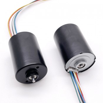 20 szt. Silnik BLDC 12V/24V Φ35,8mm TEC3650 200g.cm 5300RPM/3400RPM Wał 3,175mm