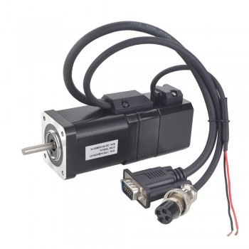 Silnik krokowy Nema 17 z zamkniętą pętlą Seria P 17E1KBK05-07 72Ncm z hamulcem elektromagnetycznym