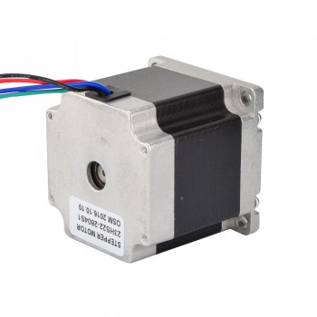 Silnik krokowy Nema 23 23HS22-2804S1 2,5 V 1,26 Nm 4 przewody wał Φ6 mm